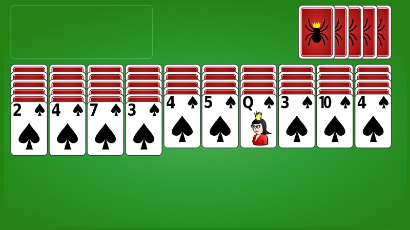 Spider Solitaire có độ khó cao hơn